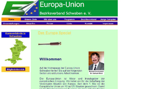 Europa-Union Schwaben HTML, CSS