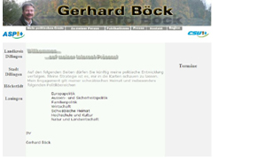 Gerhard Bck, CSU HTML, CSS