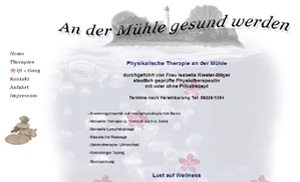 Physiotherapie Riester-Bilger HTML, CSS